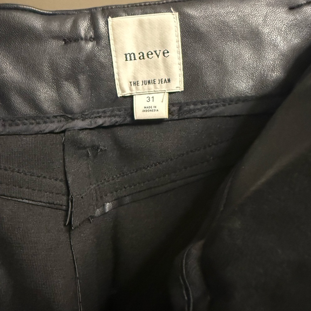Maeve Midnight Black Flare Trousers - Picture 4 of 4